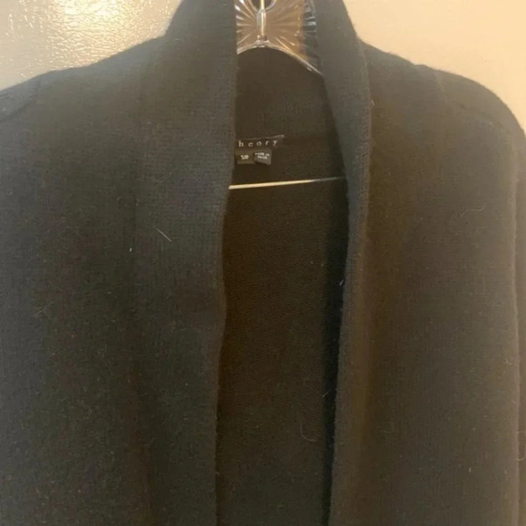 Theory Black 100% Cashmere Cardigan  S - Picture 9 of 9